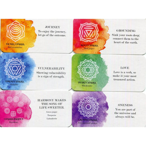 Chakra Love Mini Cards by Katie Manekshaw | Rockpool Mini Oracle Card Deck