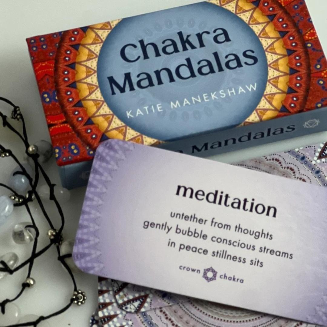 Chakra Mandalas by Katie Manekshaw and Olatundji Akpo-Sani | Rockpool Mini Oracle Card Deck