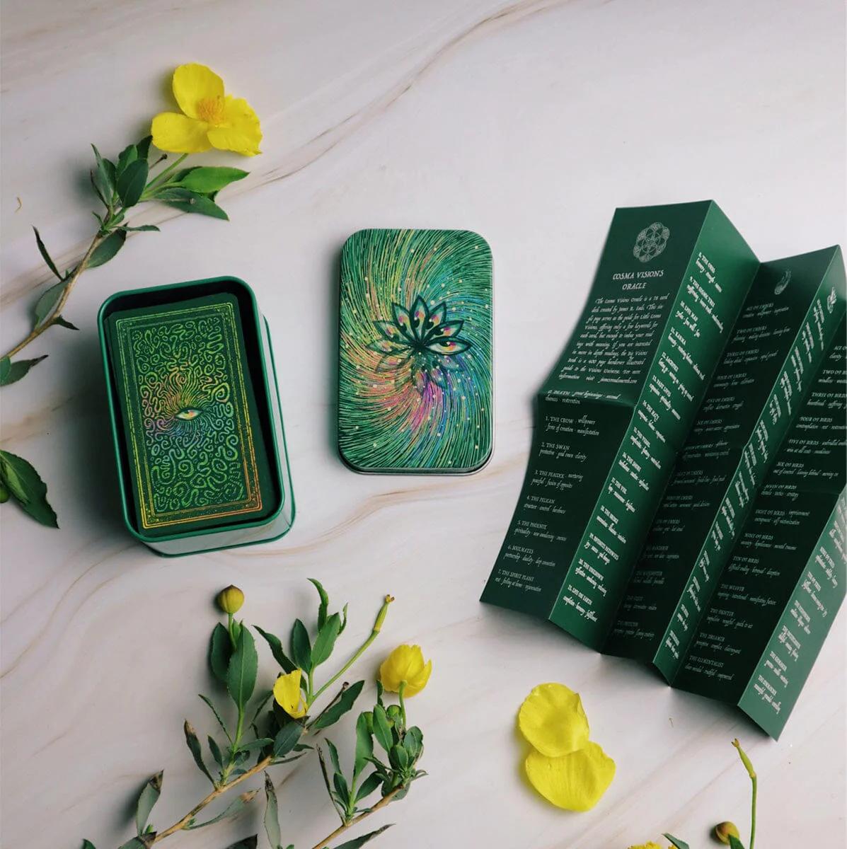 Little Cosma Visions by James R Eads | Prisma Visions Mini Tarot Deck