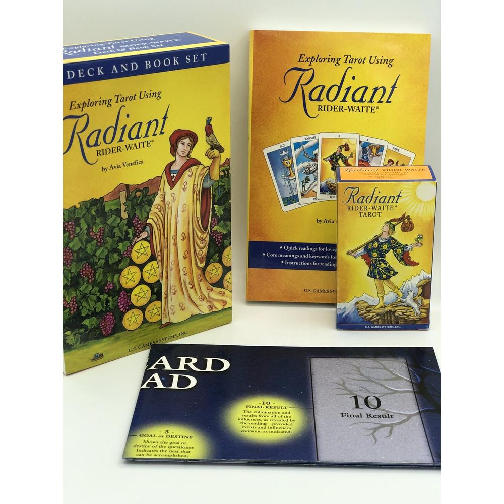 Exploring Tarot Using Radiant Rider-Waite Tarot Deck and Book Set