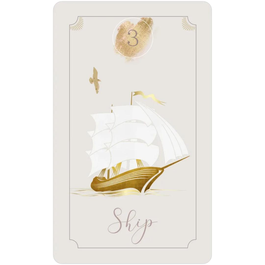 Azra's Golden Lenormand Cards