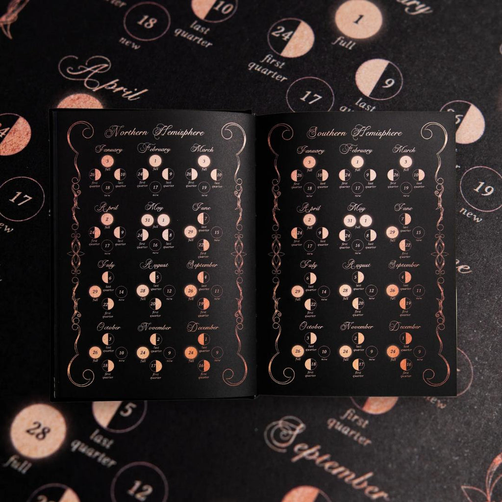Dreamy Moons 2026 Year of Growth Book - Onyx Black