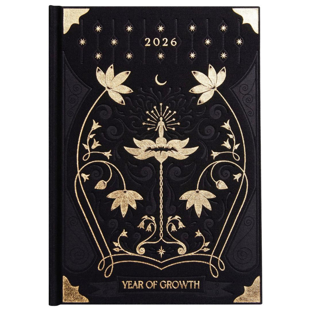 Dreamy Moons 2026 Year of Growth Book - Onyx Black