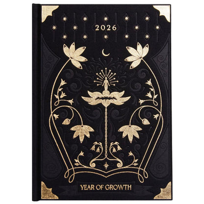 Dreamy Moons 2026 Year of Growth Book - Onyx Black