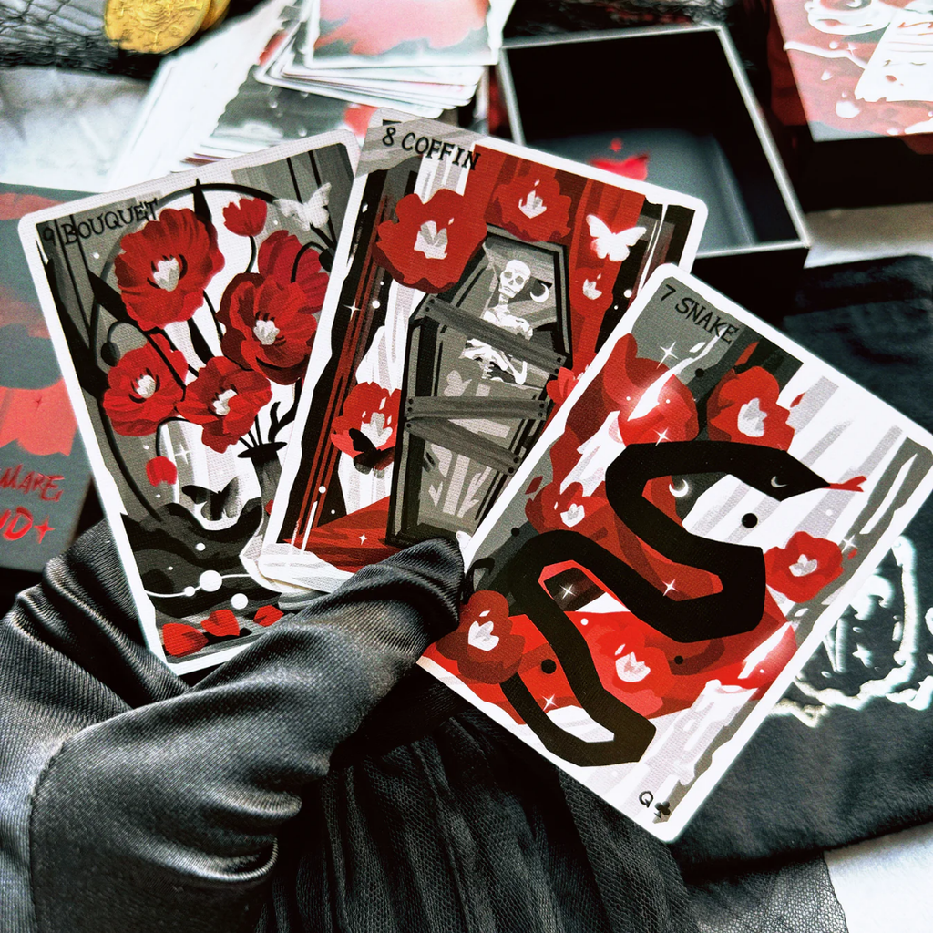 Blood Nightmare Lenormand - Crimson Edition