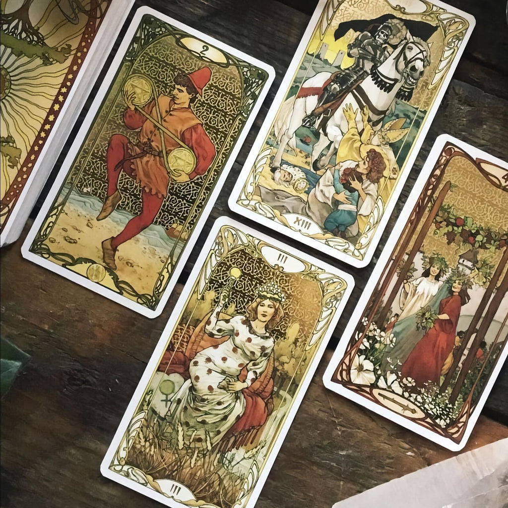 Golden Art Nouveau Tarot