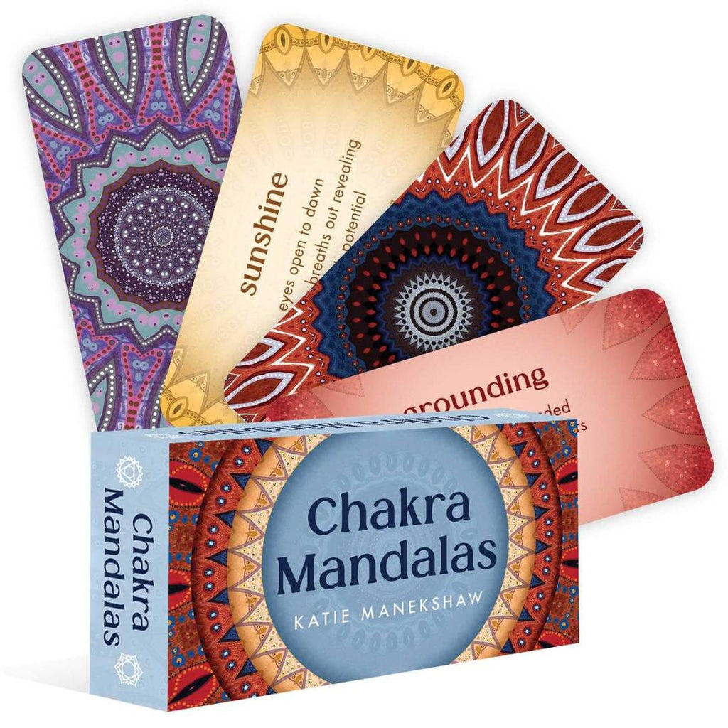 Chakra Mandalas by Katie Manekshaw and Olatundji Akpo-Sani | Rockpool Mini Oracle Card Deck