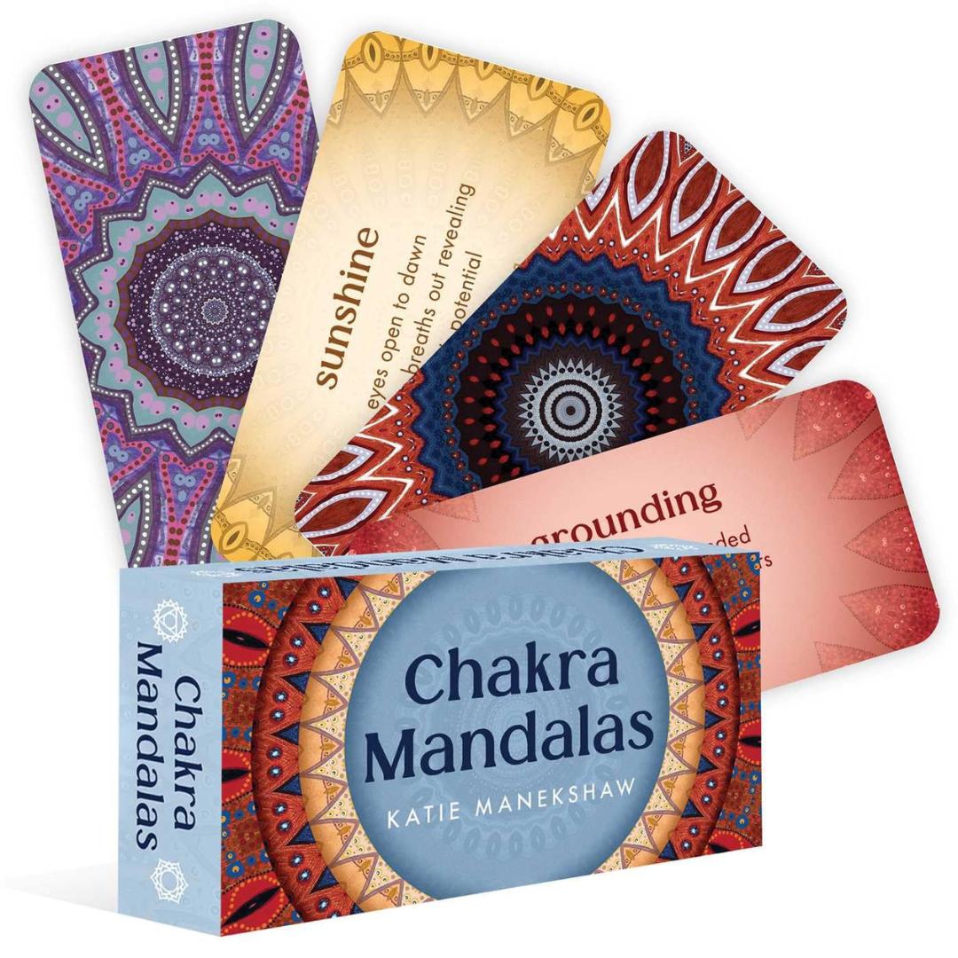 Chakra Mandalas by Katie Manekshaw and Olatundji Akpo-Sani | Rockpool Mini Oracle Card Deck