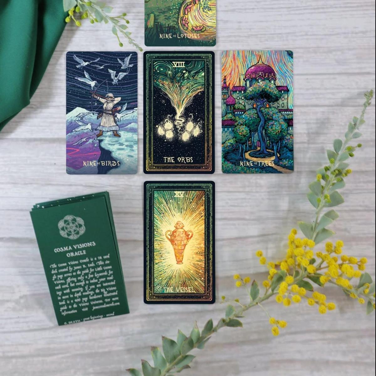 Little Cosma Visions by James R Eads | Prisma Visions Mini Tarot Deck