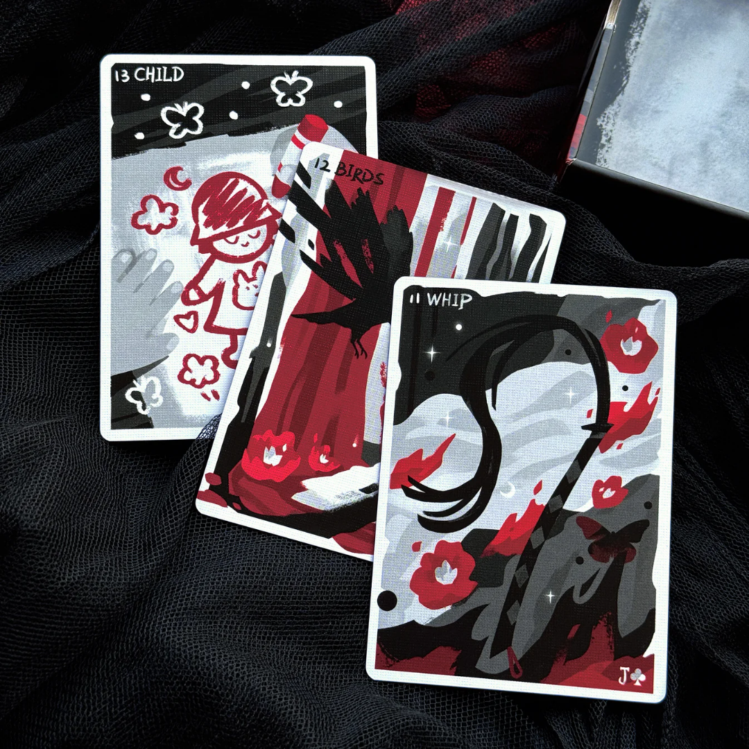 Blood Nightmare Lenormand - Crimson Edition