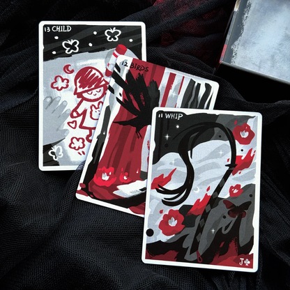 Blood Nightmare Lenormand - Crimson Edition