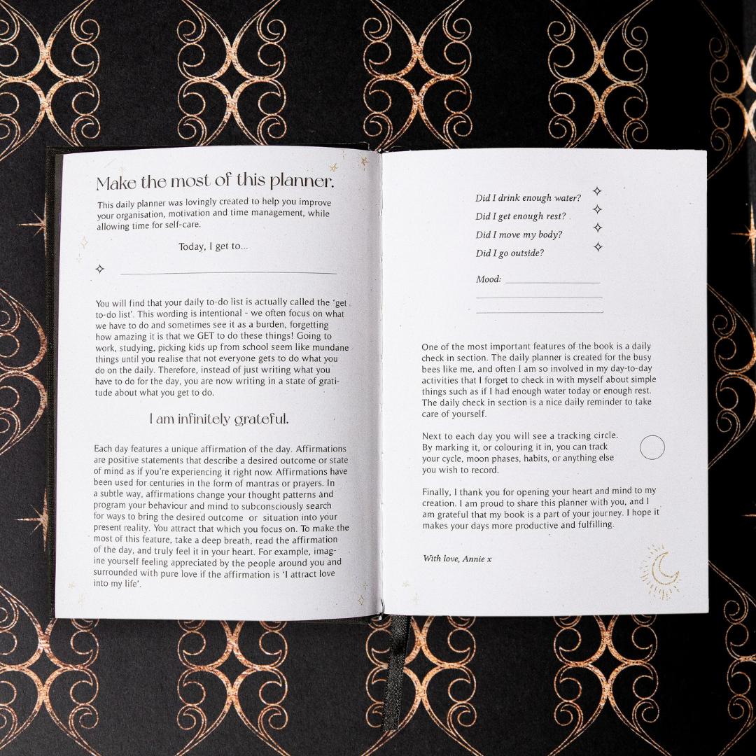 Dreamy Moons 2026 Daily Planner