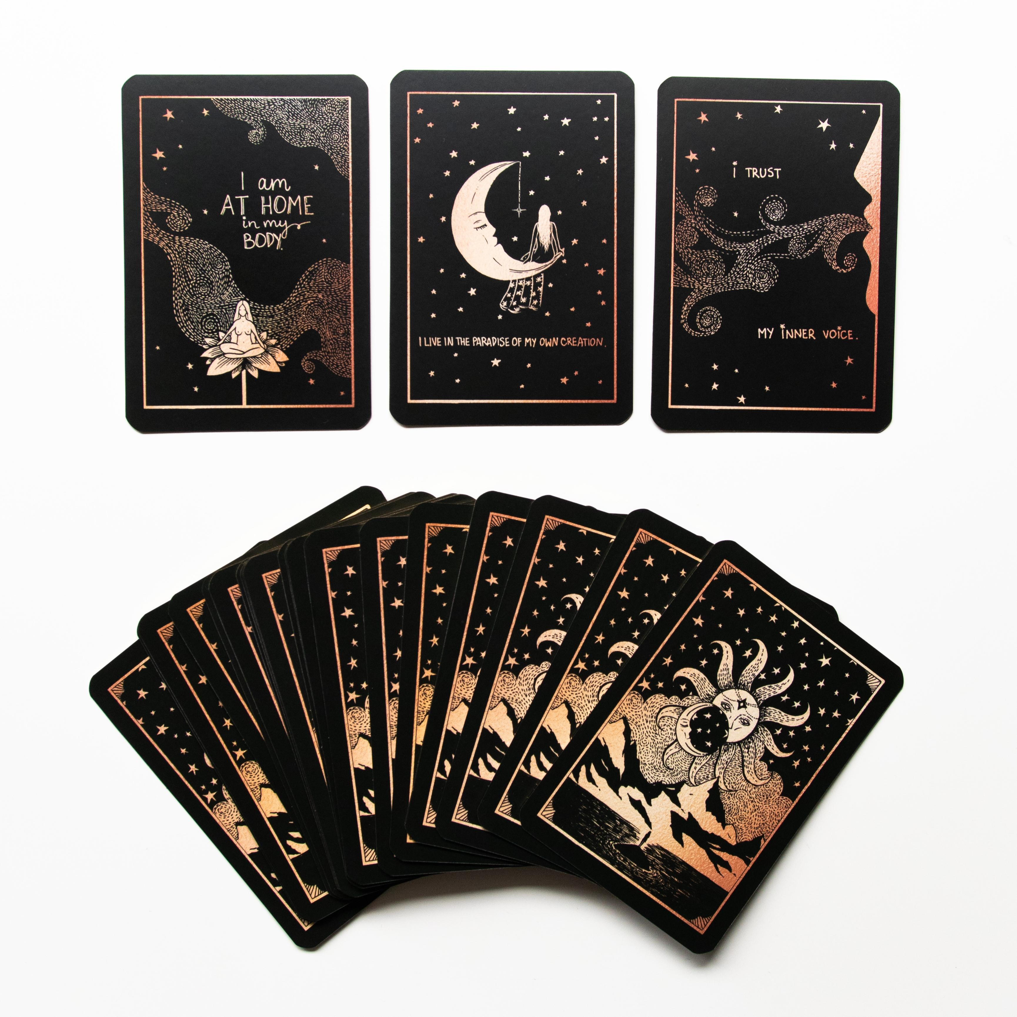 Affirmations Cards Dreamy Moons