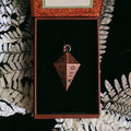 Green Glyphs Pendulum | Prisma Visions Bronze Divination Pendulum