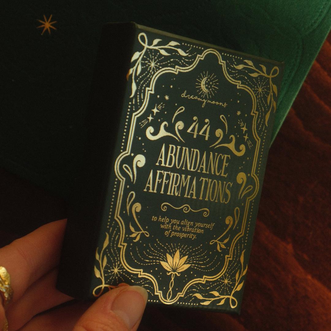 Abundance Affirmation Cards Dreamy Moons