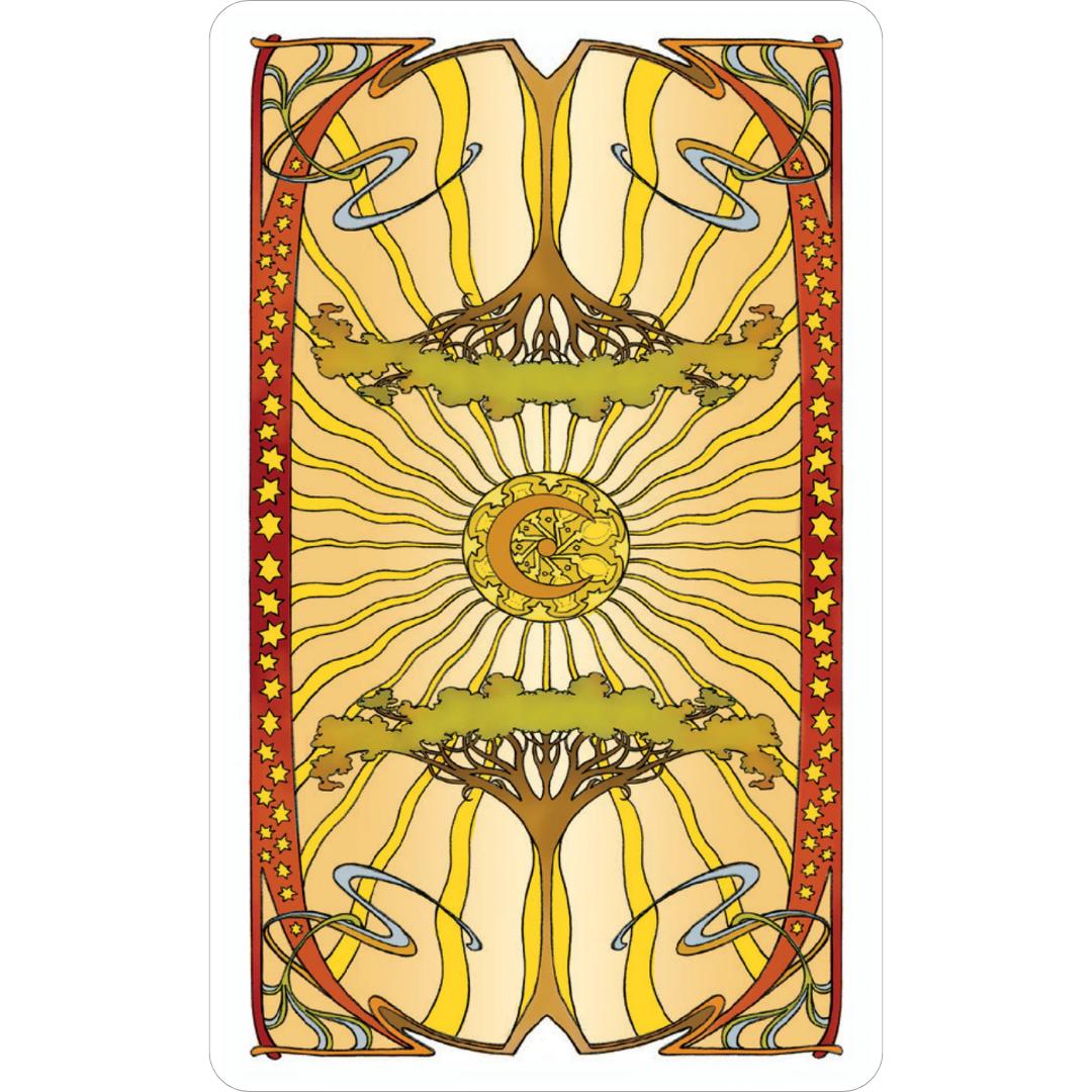 Golden Art Nouveau Tarot Mini