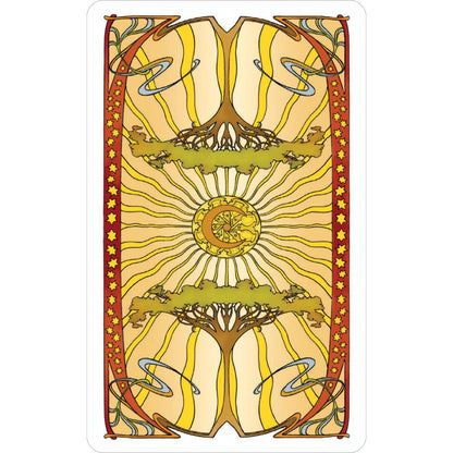 Golden Art Nouveau Tarot Mini