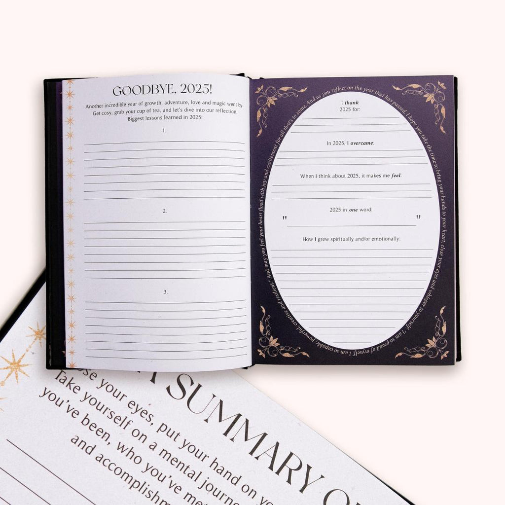 Dreamy Moons 2026 Year of Growth Book - Onyx Black