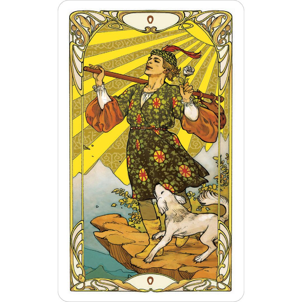 Golden Art Nouveau Tarot Mini