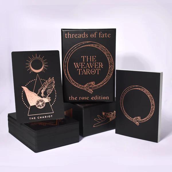 The Weaver Tarot - Rose Gold Edition |Threads of Fate Tarot Deck