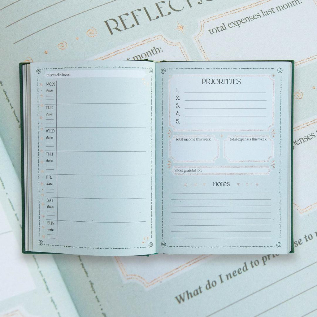 Abundance Planner Dreamy Moons