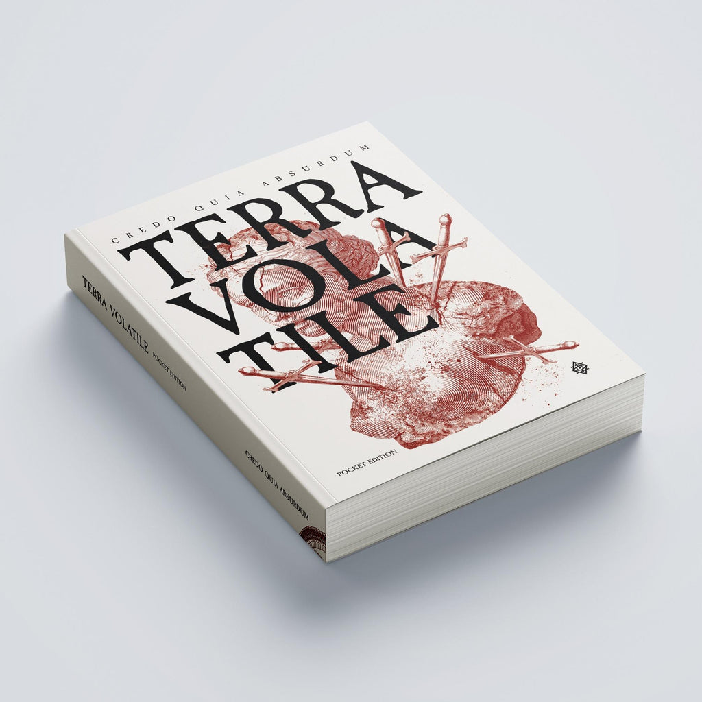 Terra Volatile Book Pocket Edition by Credo quia Absurdum | Indie Tarot Guidebook