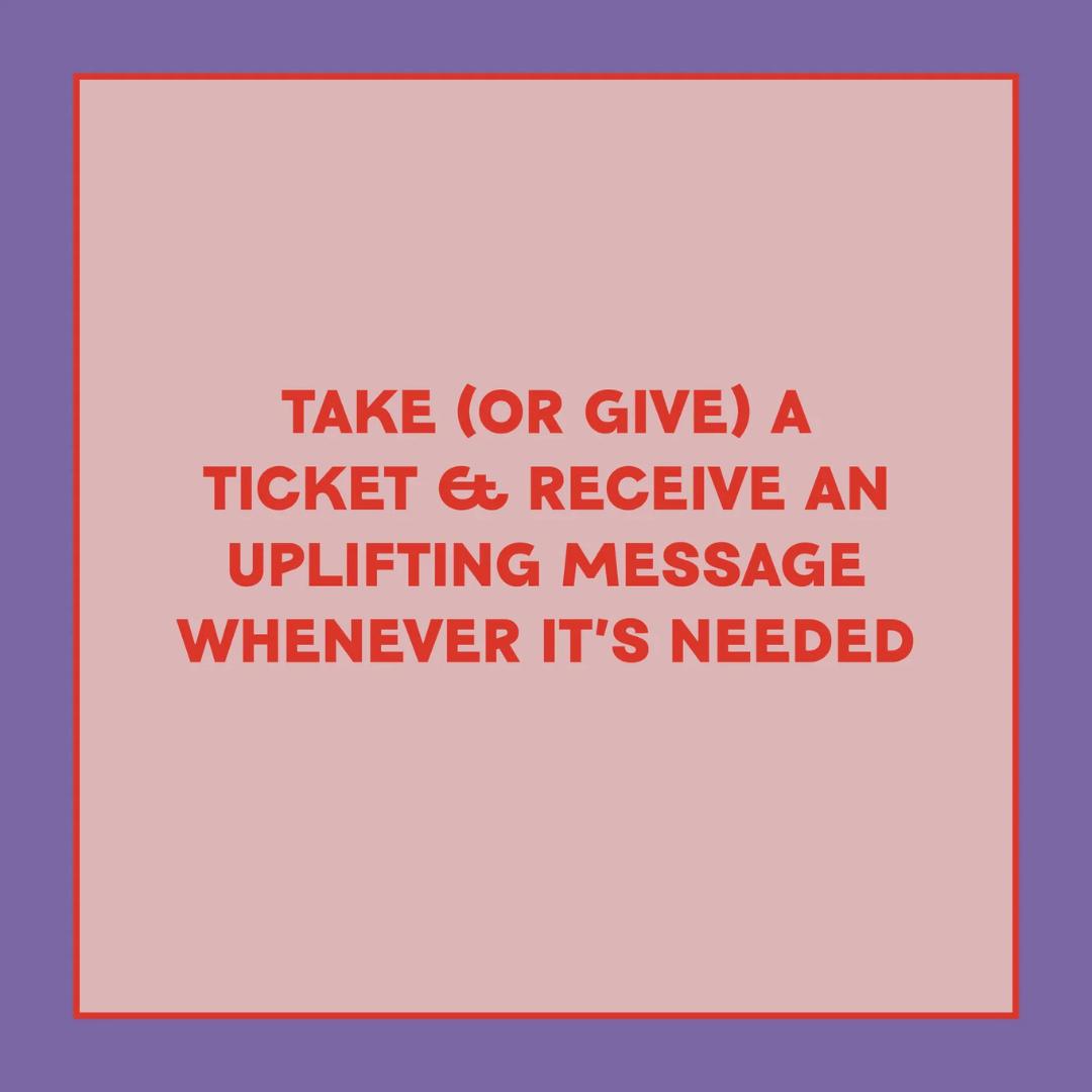 Take-a-Ticket: Affirmations