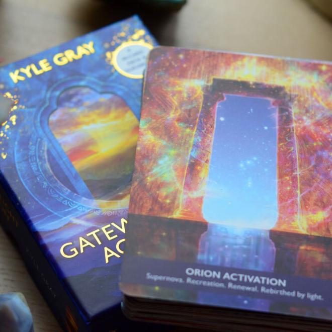 Gateway of Light Activation Oracle Deck by Kyle Gray