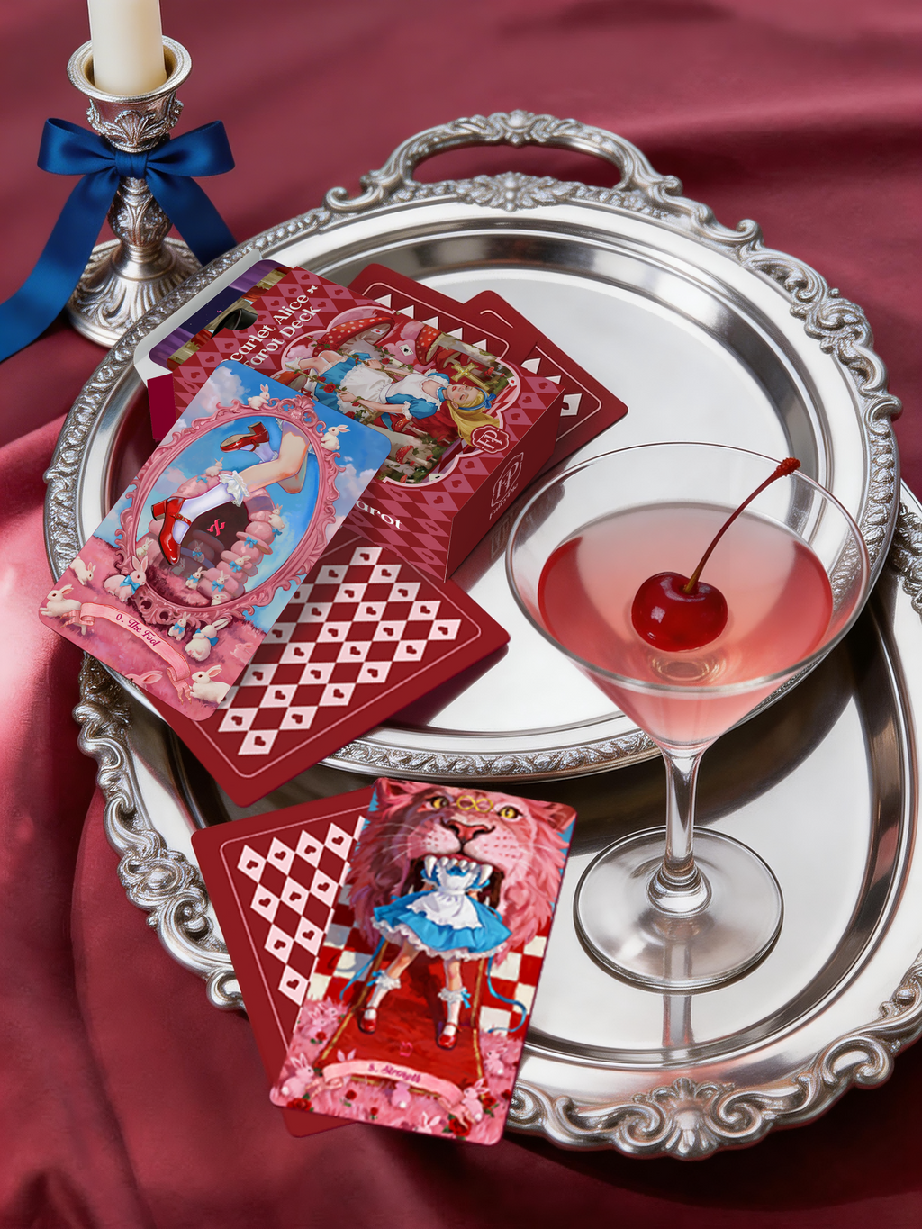 Scarlet Alice Tarot Deck - Deluxe Edition