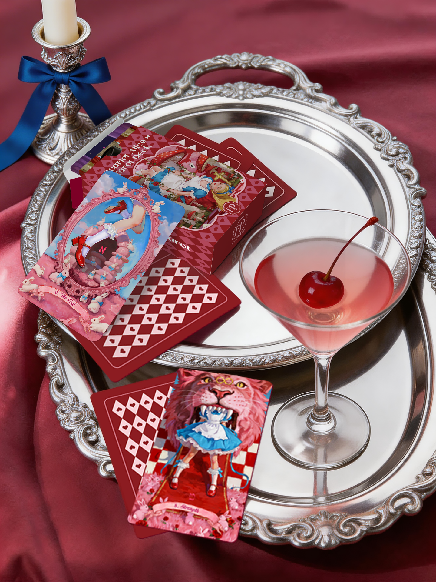 Scarlet Alice Tarot Deck - Deluxe Edition