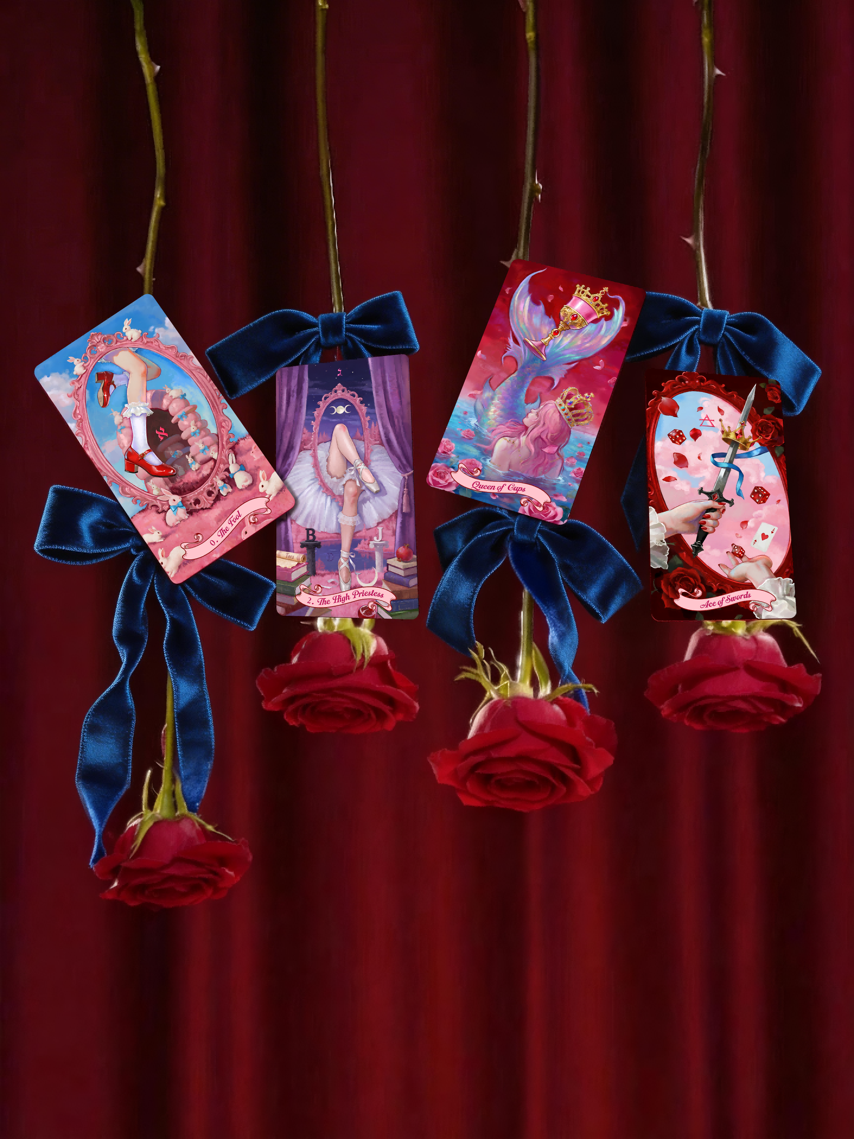 Scarlet Alice Tarot Deck - Deluxe Edition