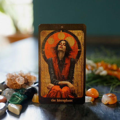 Amber Moon Tarot by Hepie Bartkowski