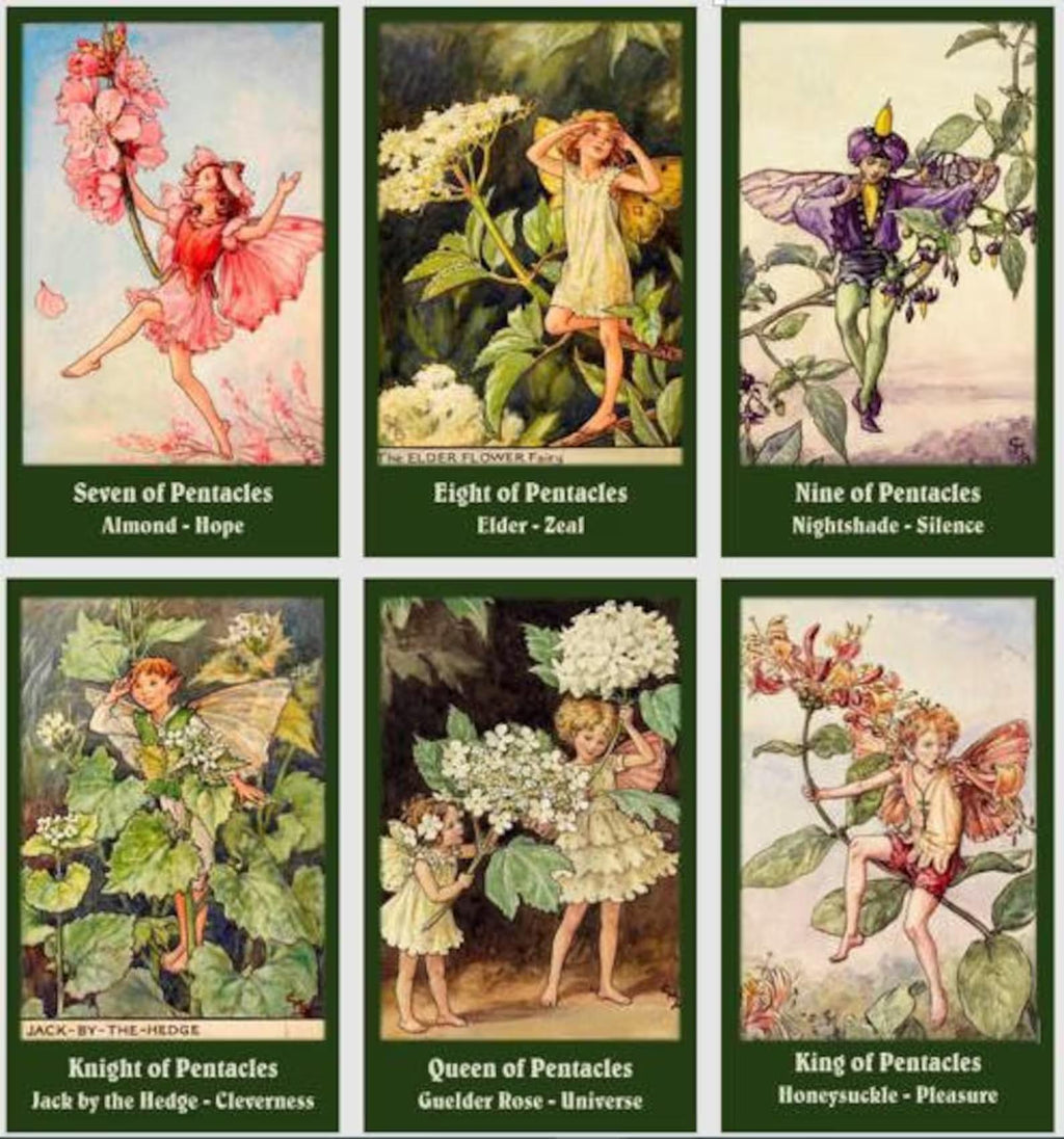 Flower Fairies Tarot Vintage Deck | Indie Tarot Deck