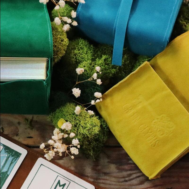 Green Glyphs Satchel | Prisma Visions Pouch Tarot Oracle