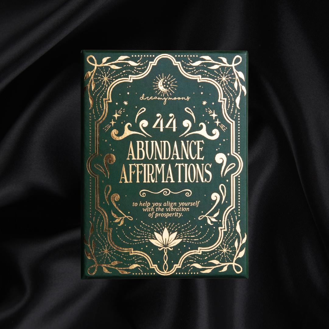 Abundance Affirmation Cards Dreamy Moons