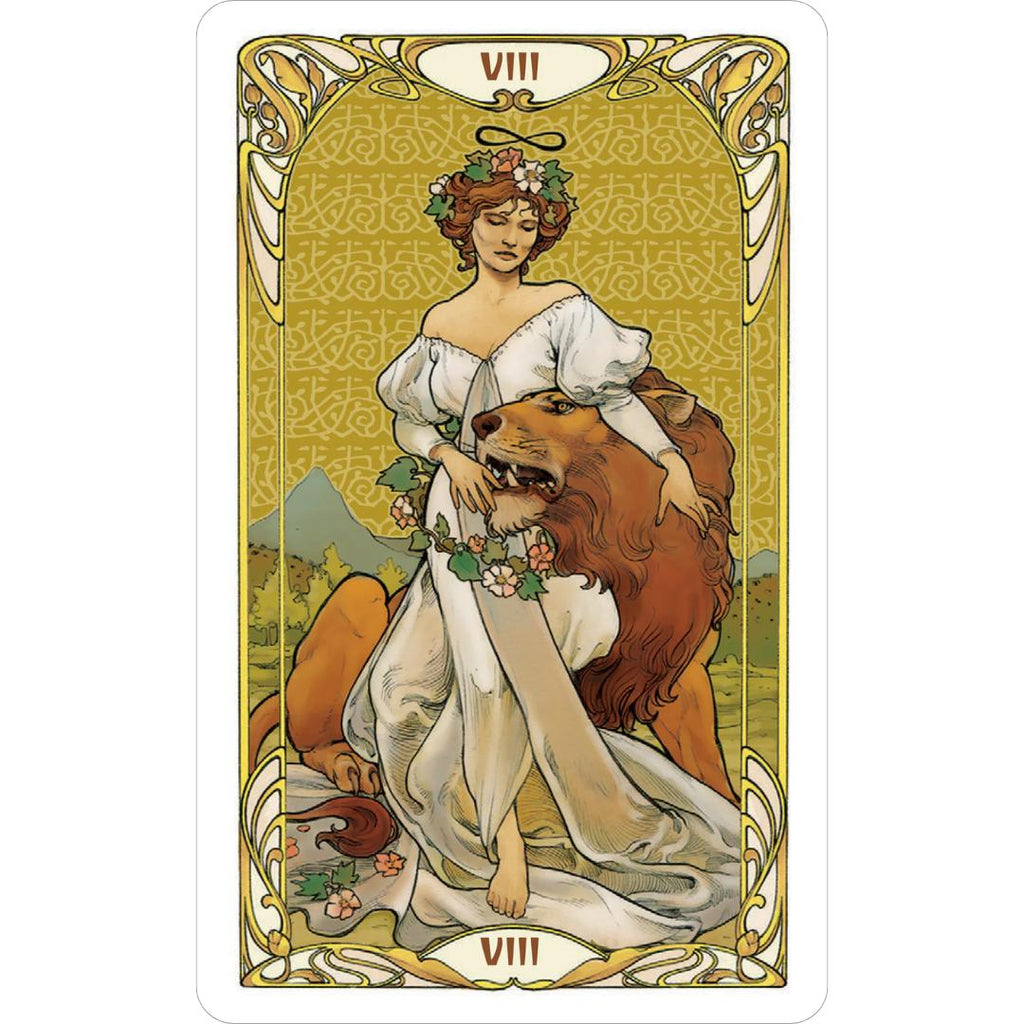 Golden Art Nouveau Tarot Mini