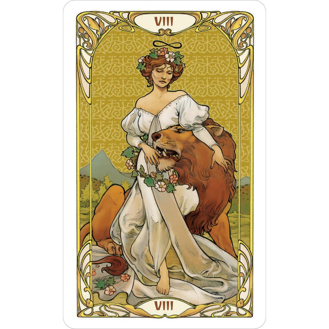 Golden Art Nouveau Tarot Mini