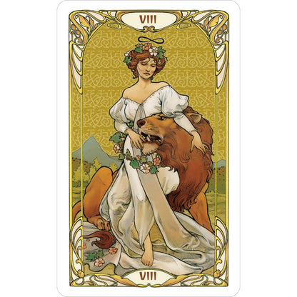 Golden Art Nouveau Tarot Mini