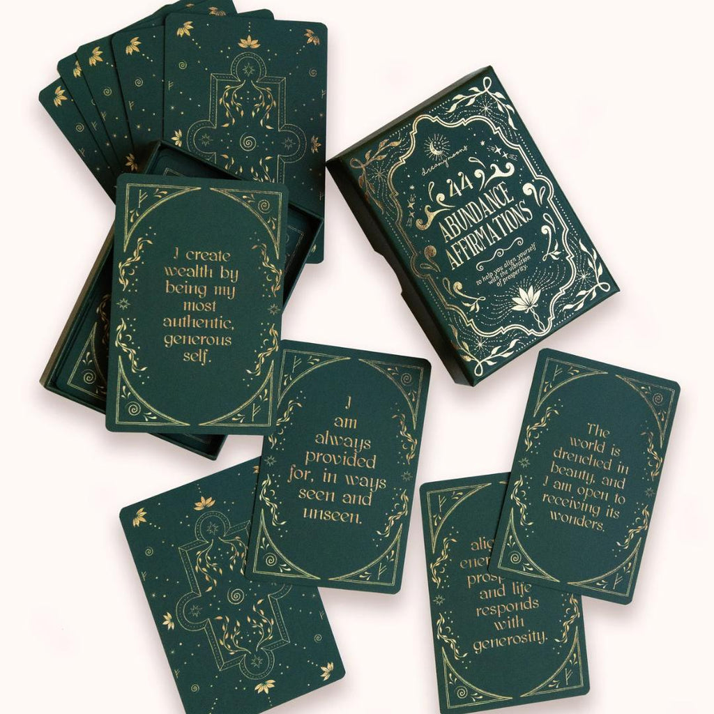 Abundance Affirmation Cards Dreamy Moons
