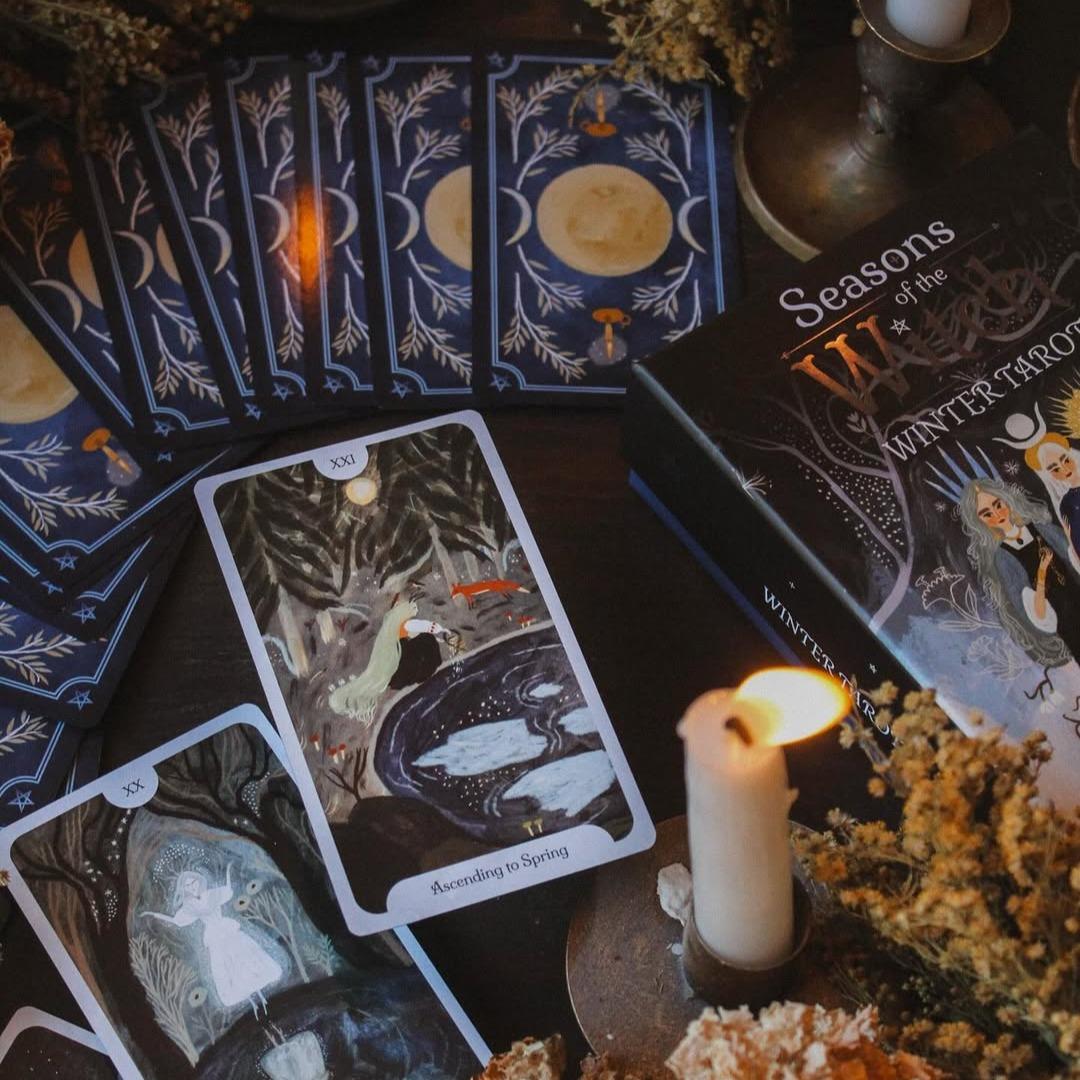 Seasons of the Witch: Winter Tarot by Lorriane Anderson | Rockpool Tarot Card Deck