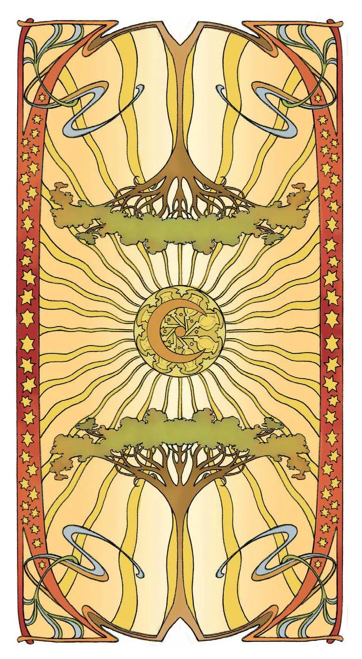 Golden Art Nouveau Tarot