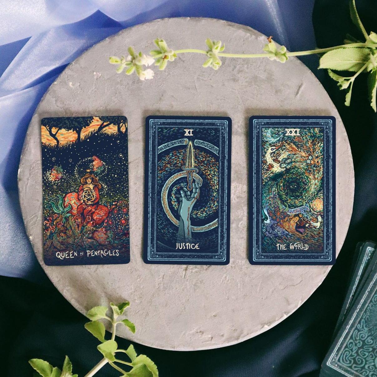 Little Prisma Visions by James R Eads | Prisma Visions Mini Tarot Deck