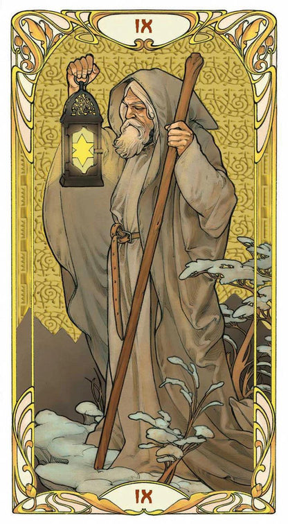 Golden Art Nouveau Tarot - Grand Trumps