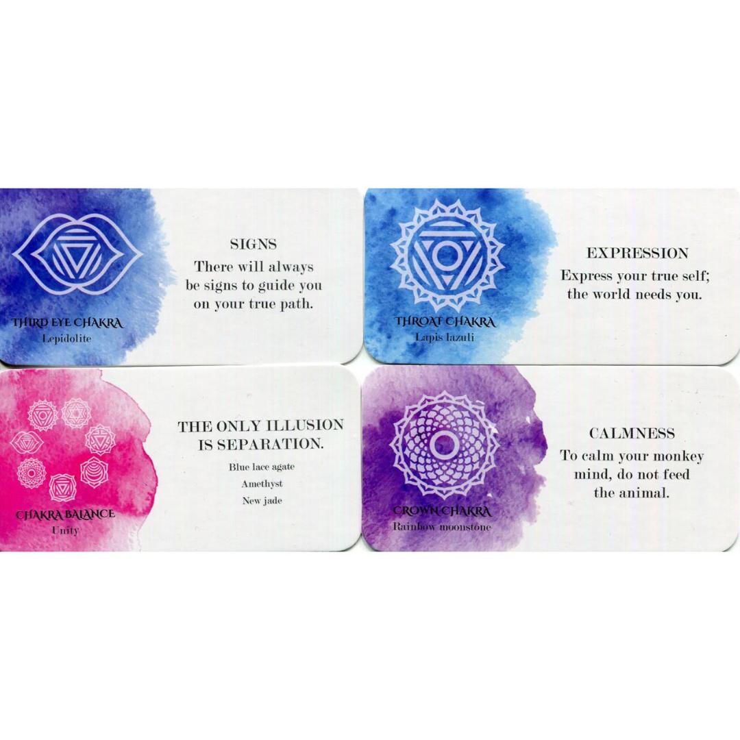 Chakra Love Mini Cards by Katie Manekshaw | Rockpool Mini Oracle Card Deck