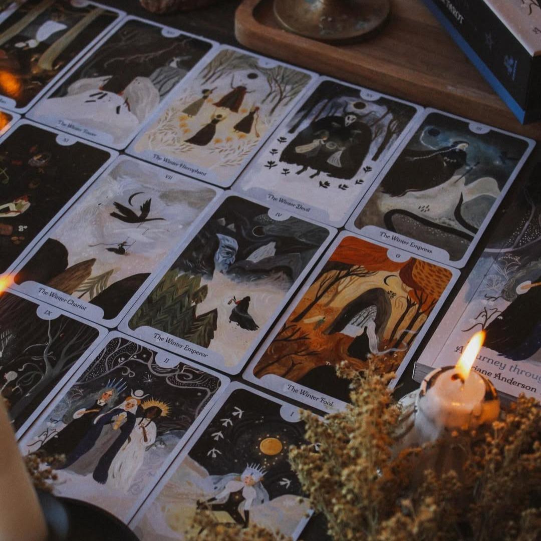 Seasons of the Witch: Winter Tarot by Lorriane Anderson | Rockpool Tarot Card Deck