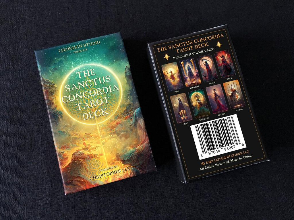 The Sanctus Concordia Tarot Deck | Indie Tarot Deck by Christopher Lee