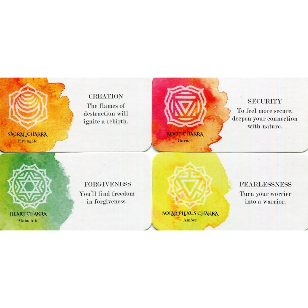 Chakra Love Mini Cards by Katie Manekshaw | Rockpool Mini Oracle Card Deck