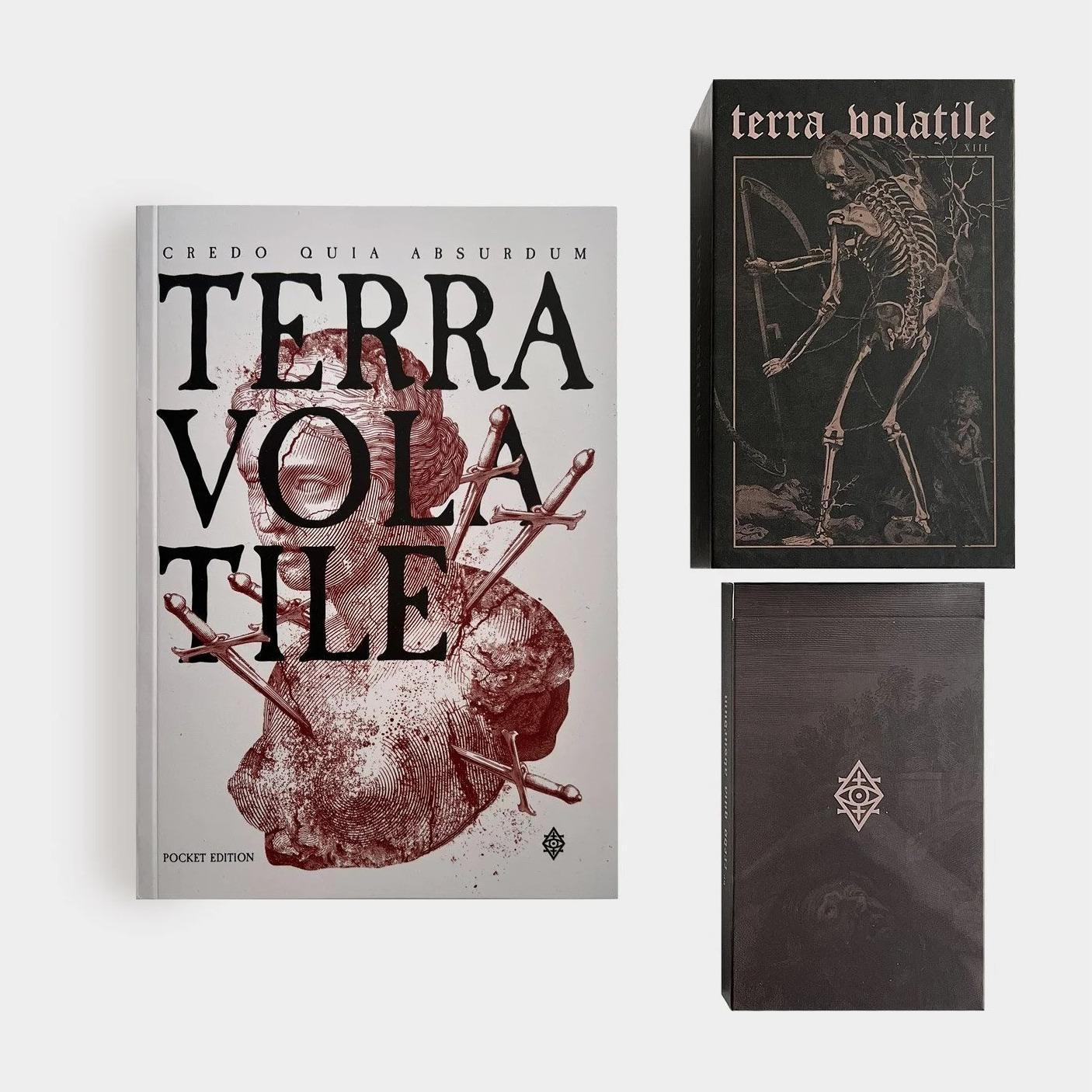 Terra Volatile Book Pocket Edition by Credo quia Absurdum | Indie Tarot Guidebook