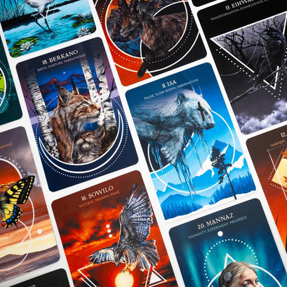Animal Guide Rune Cards